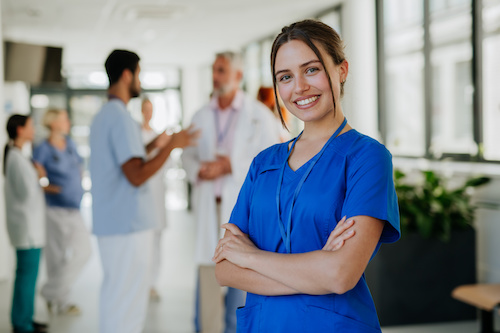 Nurse providing compassionate care