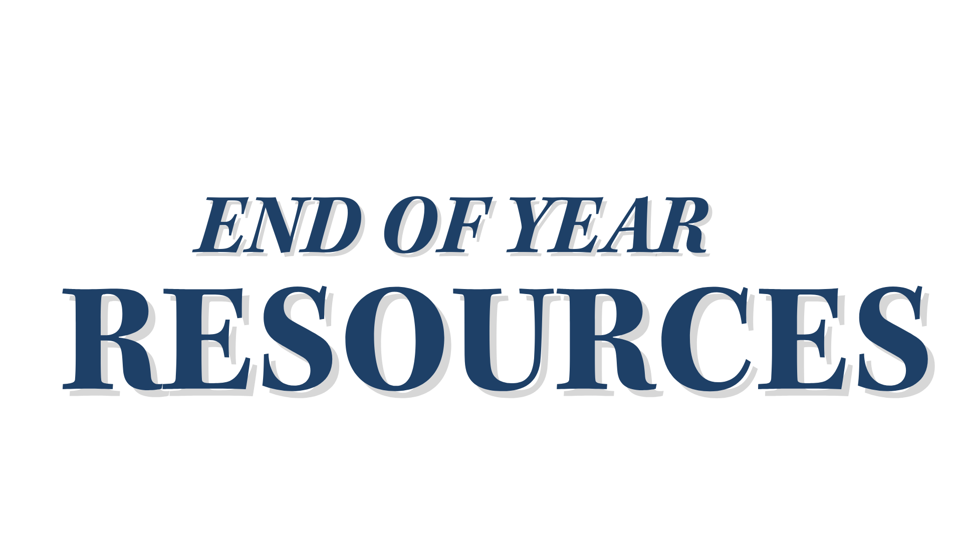 END OF YEAR presentation