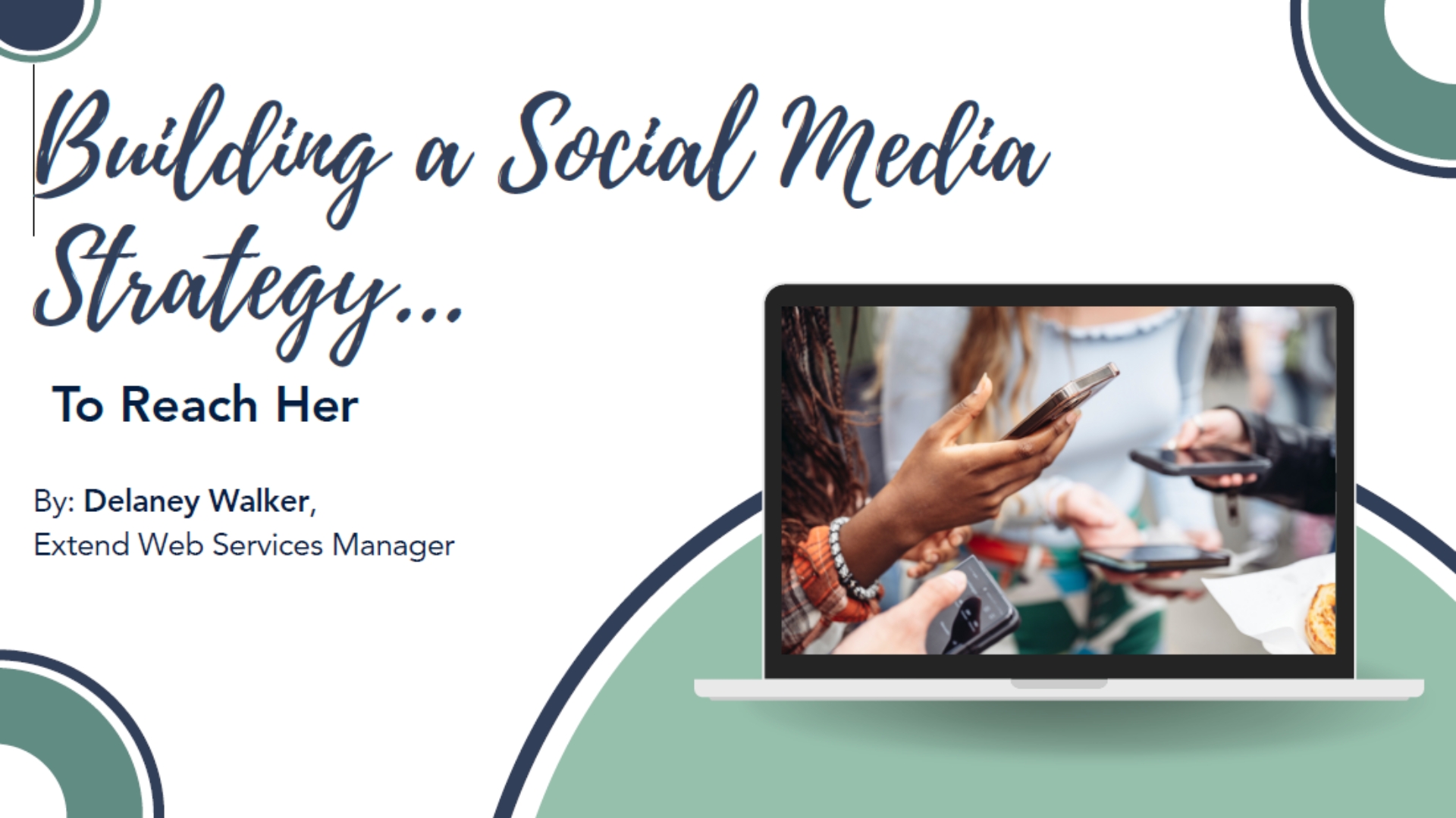 Building a Social Media Strategy presentation graphic