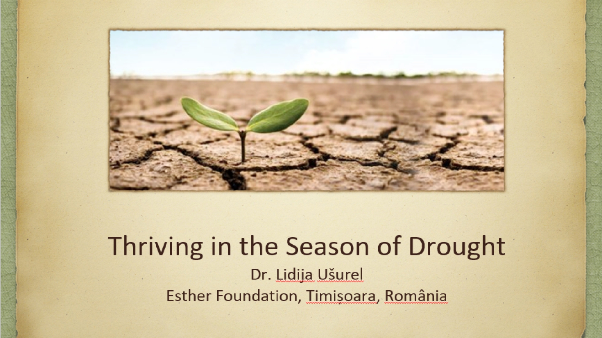 Thriving in the Season of Drought graphic