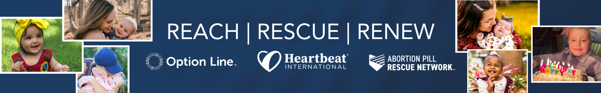 REACH RESCUE RENEW banner