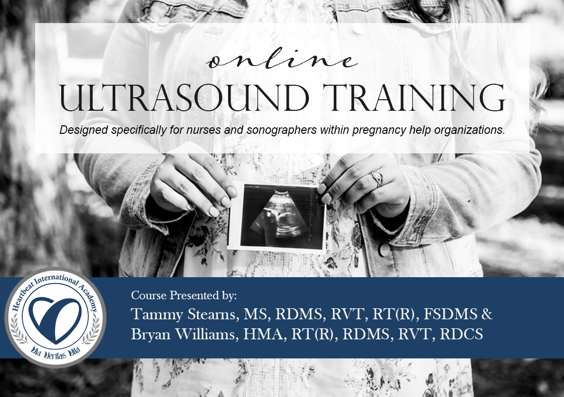 Online ultrasound training by Heartbeat International
