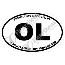 Option Line Bumper Sticker - Bulk of 25 Option Line Bumper Sticker - Bulk of 25